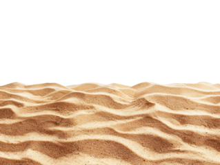 Summer sand beach objects isolated
