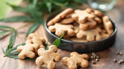 CBD content in pet treats derived from cannabis or hemp