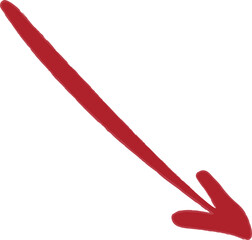 red arrow down pointing