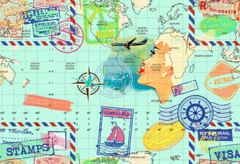 mapa estampillas © badcramilo