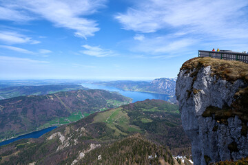 Attersee Lake - view from Schafberg. Upper Austria.