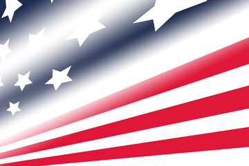 Background Colors of the American Flag for Illustrations and Documents