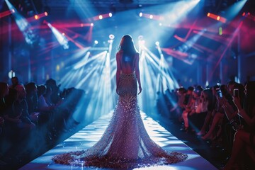 Catwalk fashion event featuring runway shows during Fashion Week