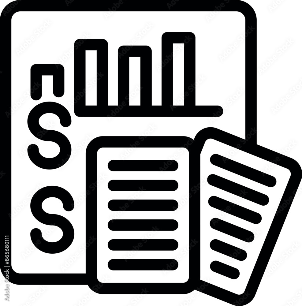 Poster electronic spreadsheet software is displaying charts and data for analysis