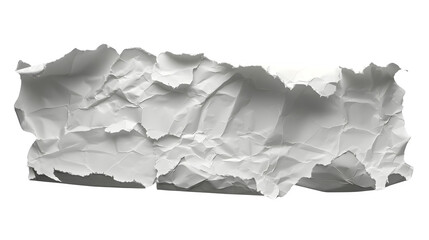 Obraz premium Ripped paper over white background, PNG file