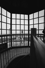 View of a lighthouse from another lighthouse