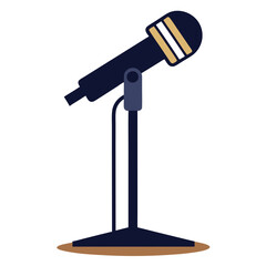 microphone isolated on white