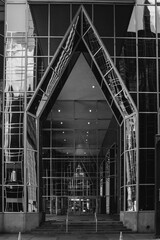 abstract street photography photo of a building with unique architecture