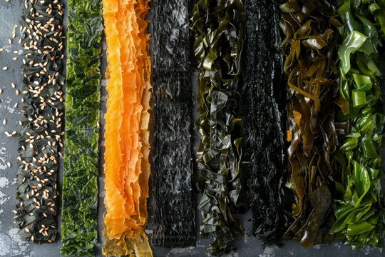 Dried seaweed for Asian cooking