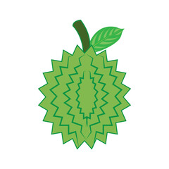 durian icon vector illustration design template