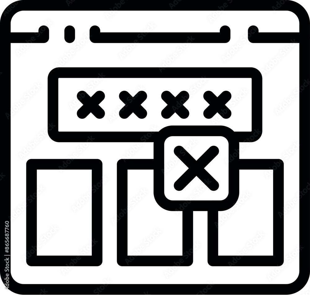 Poster website login is showing an invalid password error message