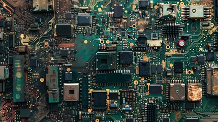 Circuit boards form the foundation of electronic devices. These boards are covered in tiny electronic components, which are the brains of these devices.