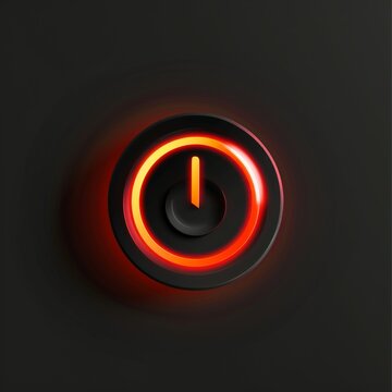 On off power button icon. Switch on switch off icon, vector illustration