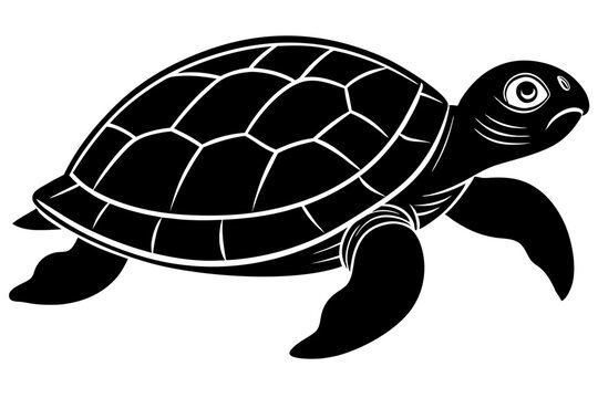recommend clip art: turtle animal silhouette vector illustration
