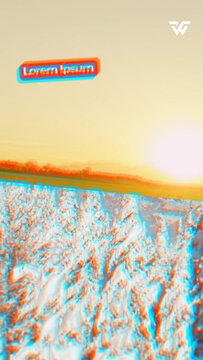 Text in a Box Media Vertical Slideshow 129
