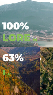 Big Text Split Screen Media Slideshow 113