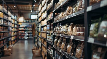 Precise Inventory Check at Local Shop: Realistic Stock Counting with Neatly Arranged Shelves