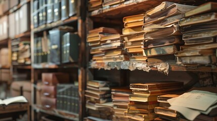 Fototapeta premium Detailed Small Business Inventory Counting Scene in High Resolution - Realistic Stock Photo