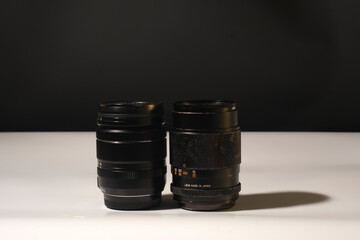 old camera lenses