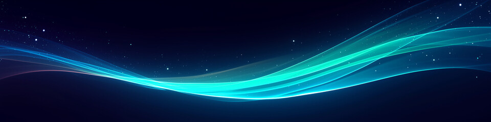abstract blue wave background