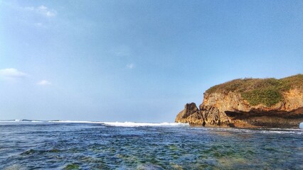 beach and sea