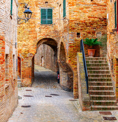 Corinaldo, Italy Historic Streets