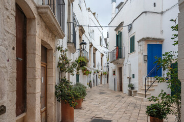 The Old town of Locorotondo, Apulia Region, Italy
