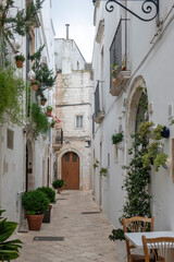 The Old town of Locorotondo, Apulia Region, Italy