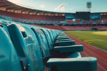 Obraz premium luxurious stadium box seats 