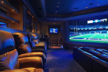 Naklejka premium luxurious stadium box seats 