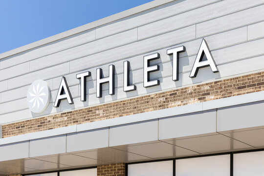 Vernon Hills, IL, USA - June 26, 2024: Athleta is a women&rsquo;s athletic clothing brand, owned by Gap Inc., with 260 stores over the United States.