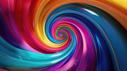 Obraz premium Colorful spiral