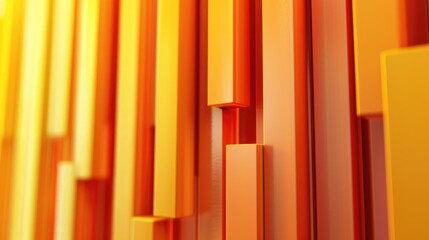 Vertical bars with orange and yellow colors