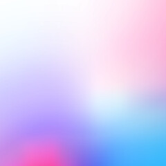 Purple Blue Gradient Vibrant Dreamy Vector PNG. Sunrise, Sunset, Sky, Water Color Overlay Neon Design Element. Luxury Trendy Holograph Defocused Texture. Digital Funky Cool Tech Gradient Paper.