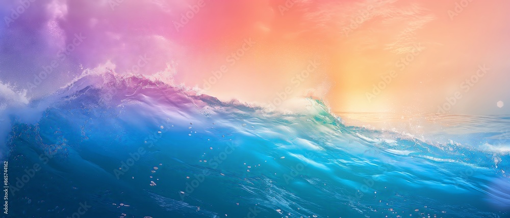 Wall mural Ethereal Wave