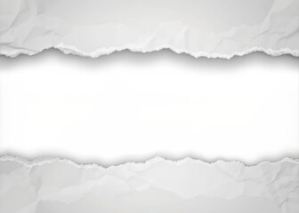 white torn paper back ground.Background for inserting text on empty spaces.