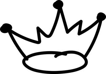 Hand Drawn Doodle Crowns