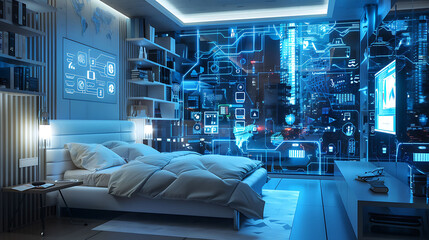 Smart Bedroom Interiors for Enhanced Sleep Quality and Sustainable Living