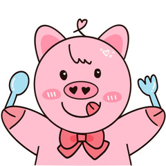 Obraz premium Pig