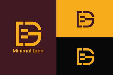 initial letter D equal sign finance business development logo, accounting business logo, letter DG GD financial abstract logo, letter C euro sign investment logo