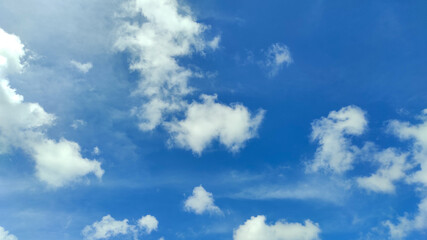 blue sky with clouds