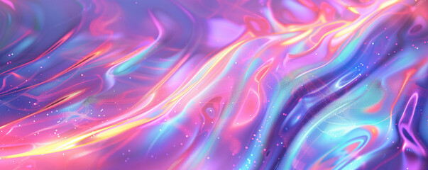 Obraz premium Abstract Holographic Background with Shimmering Lights