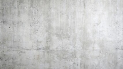 Fototapeta premium Clean and smooth white polished cement wall with fine grain texture on a gray concrete background, ideal for grunge interior design.