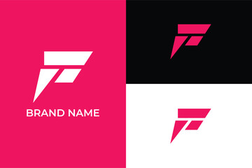initial letter F speed bricks iconic logo, letter F rapid speed bricks logo, letter F Universal elegant vector emblem Premium business logotype