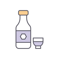 Sake Vector Icon