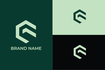 letter C hexagon shield logo, letter C finance business growth creative minimal monochrome monogram symbol Universal elegant vector