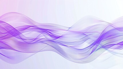 Fototapeta premium futuristic abstract lavender background with waves and light effects
