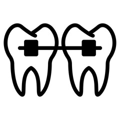 Tooth icon symbol