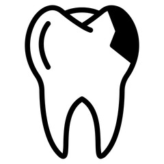 Tooth icon symbol