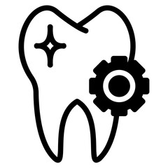 Tooth icon symbol